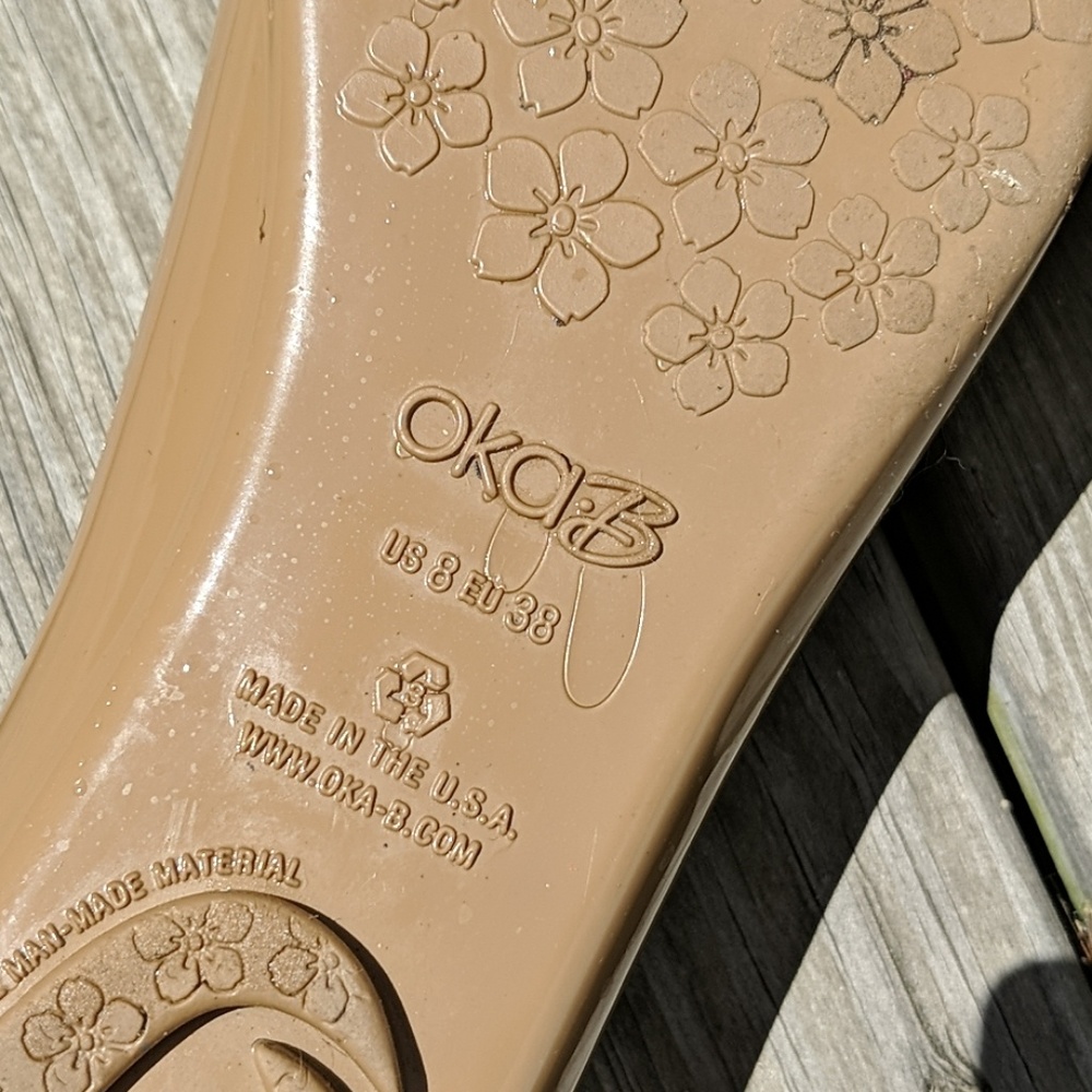 Oka-B Taupe Ballet Flats - Picture 5 of 6